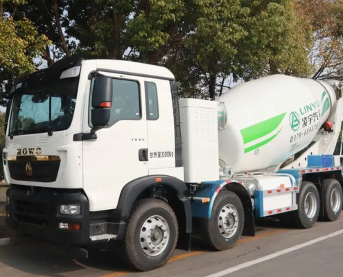 electric mixer truck